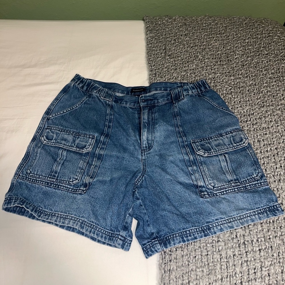 Denim shorts